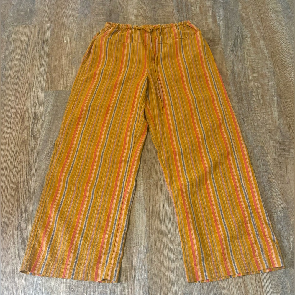 Free People Hudson Canyon Striped Pants Good Combo Combo Size M - Picture 8 of 16
